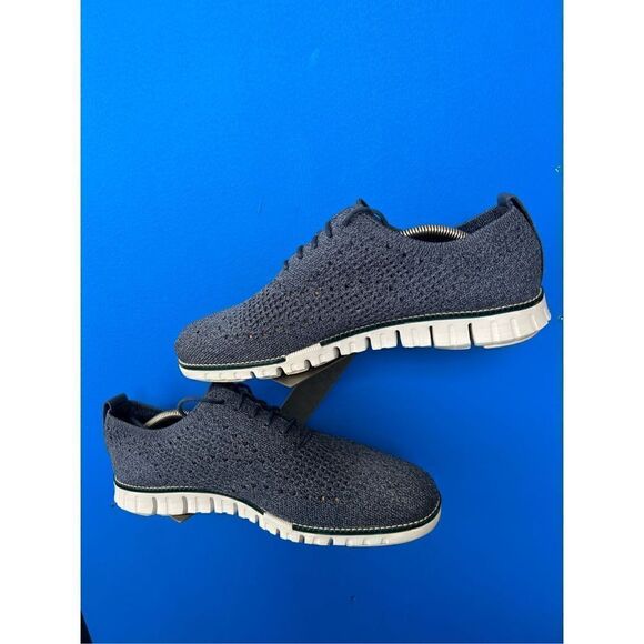 Cole Haan Mens Sz 10.5 ORIGINALGRAND Lace Up Knit Casual Shoes 212850 C27961 - Picture 2 of 7
